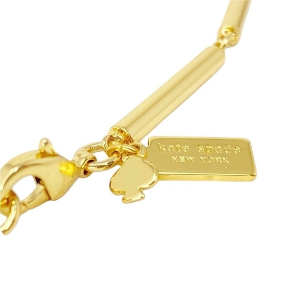 Kate Spade Necklace “Purely Pearly”Pearl Gold Pavé 40” Long Pearlcore New $148 - Picture 3 of 7